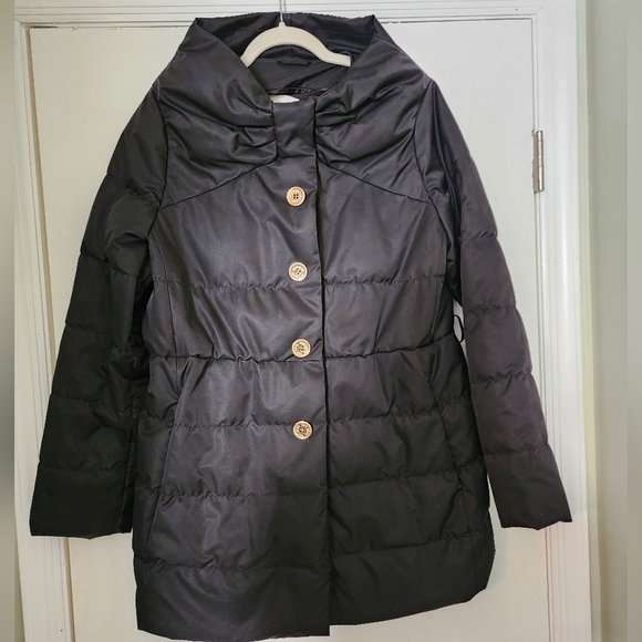 Kate Spade womens down filled black puffer coat size large - Picture 4 of 16